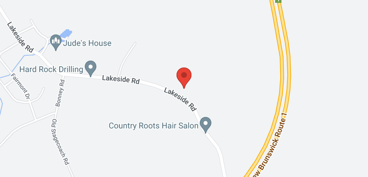 map of 317 Lakeside Road